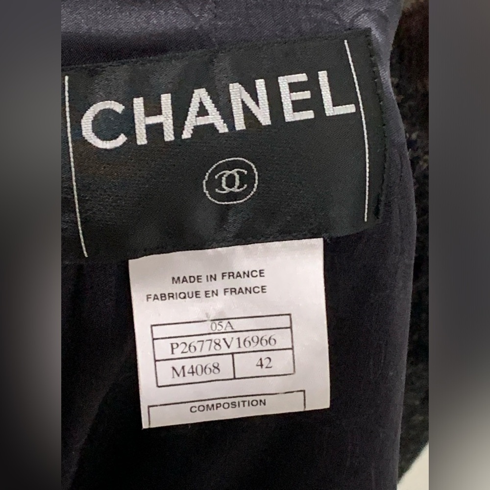 Rare Chanel Tweed With Rabbit Jacket Size 42 - Picture 14 of 16